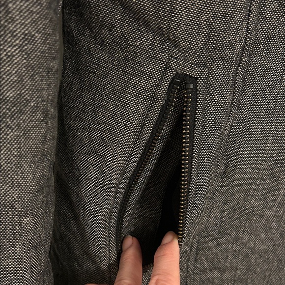 Soia & Kyo Wool & Down Charcoal Puffer Coat, size M - Picture 4 of 16